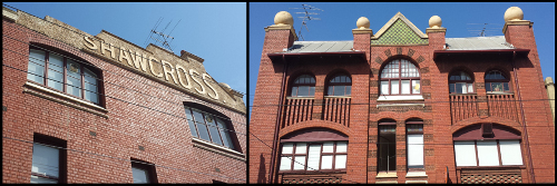 Left: Corner of Argyle and Brunswick St. Right: Between Argyle and Johnson St in Brunswick St.